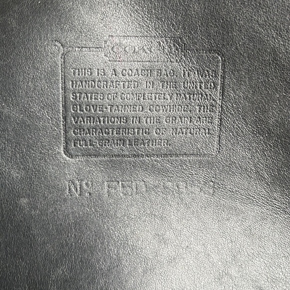 Coach Duffle Feed Sack Bucket Bag F5D 9953 - Picture 9 of 9